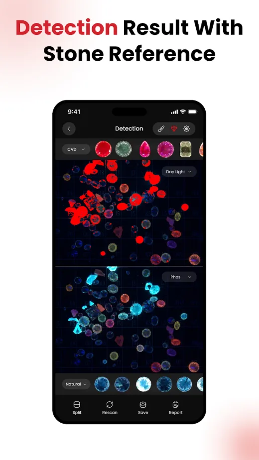 Stone reference screen in the My Massive mobile app